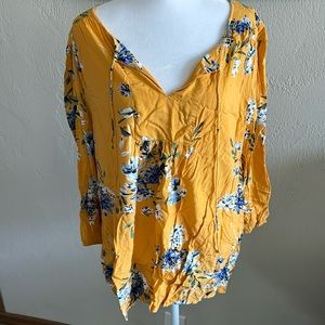 St. John’s Bay front tie blouse